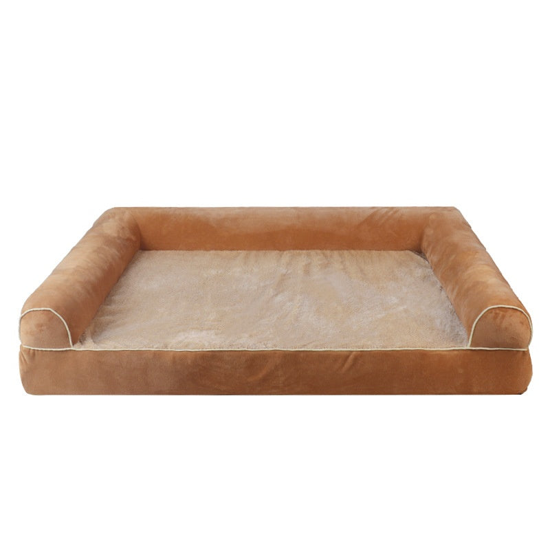 855746462-11 Sponge Square Pet Bed – Breathable & Cool for Pets