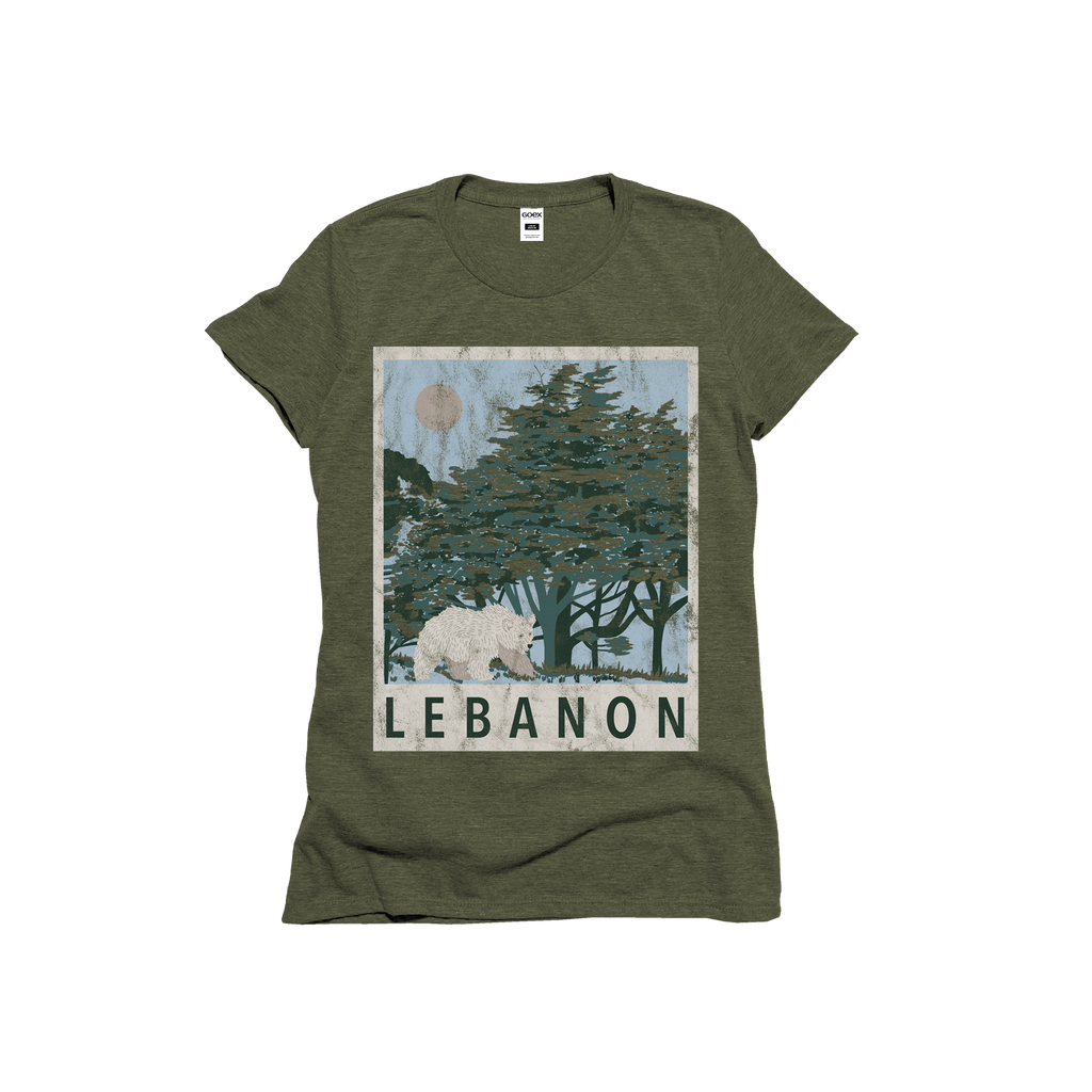 Lebanon Travel Ladies Eco-Triblend Tee