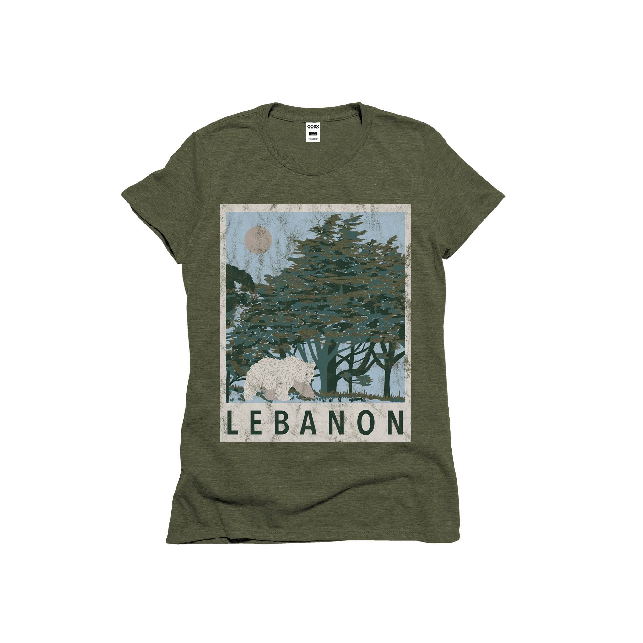 Lebanon Travel Ladies Eco-Triblend Tee