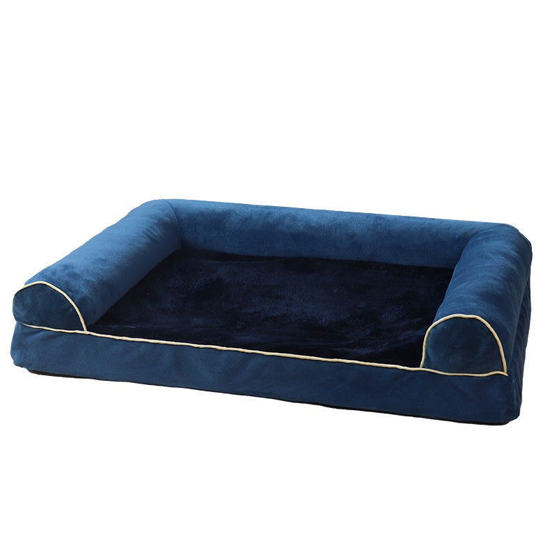 298683872-16 Sponge Square Pet Bed – Breathable & Cool for Pets