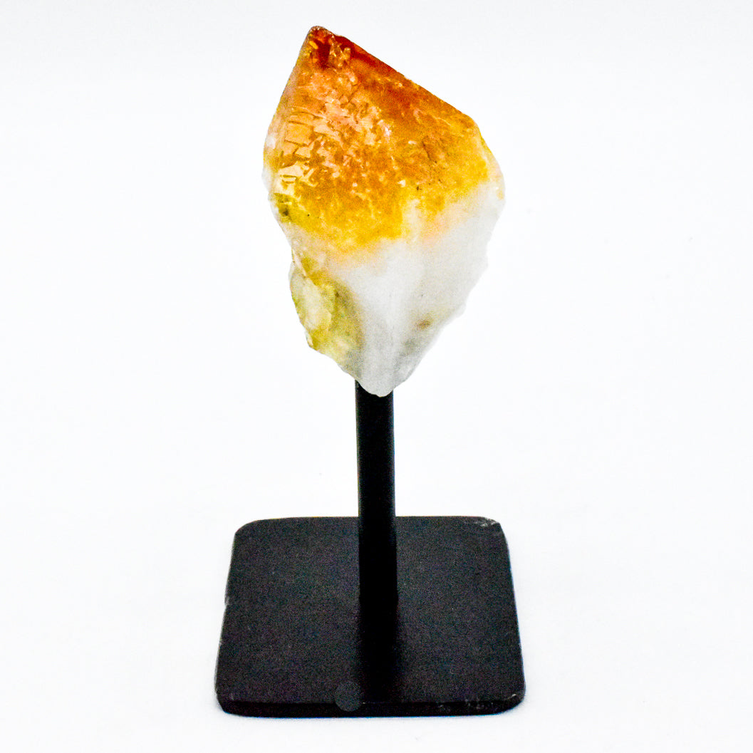 Natural Crystal Point on Metal Stand